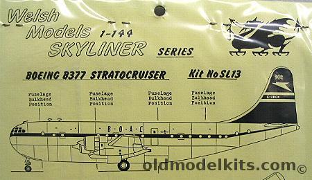 Welsh 1/144 Boeing B377 Stratocruiser BOAC - Bagged, SL13 plastic model kit